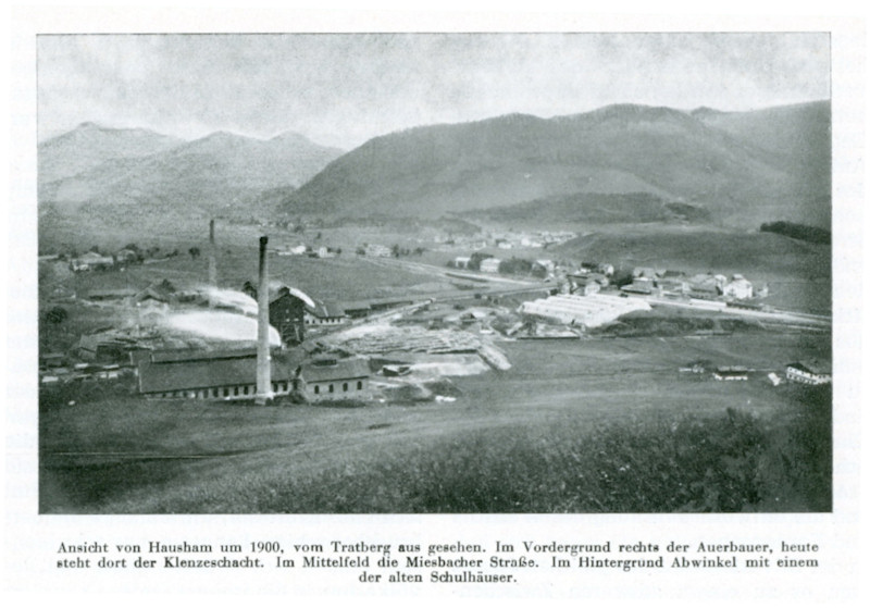 Hausham Bergwerk um 1900
