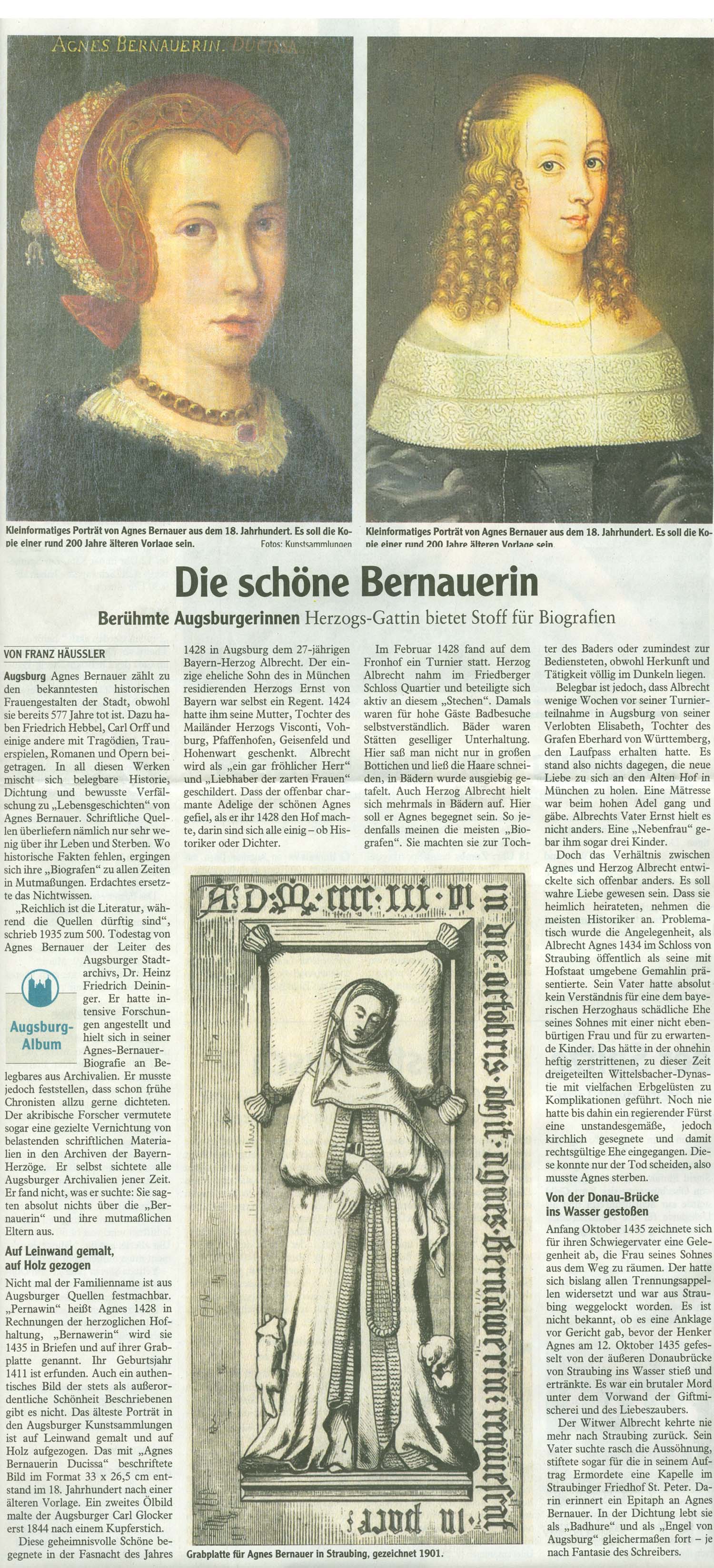 die schöne Bernauerin